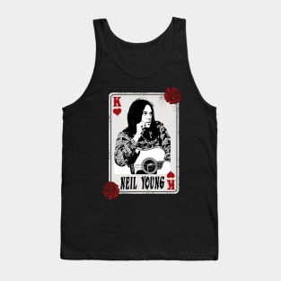 Vintage Card Neil Young Tank Top